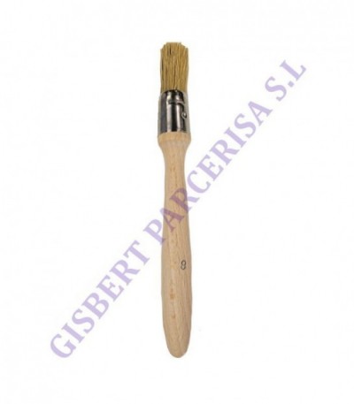 PINCEL BROCHA MADERA CUELLO METAL 8 PEQUEÑO