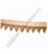 VIRA CUERO NATURAL COSIDA 13X3.5 M.2079