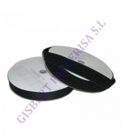 VELCRO 30 MM BLANCO Y NEGRO