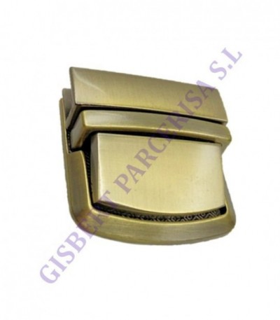 CIERRE CARTERA MACIZO CUADRADO 33MM NIQ/OV.IM