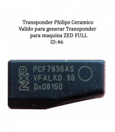 TRANSPONDER PRODUCIR 46 CERAMICO PCF7936AS