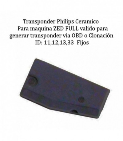 TRANSPONDER T5 CLONABLE VARIOS CERAMICO