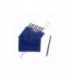 BROCAS ACERO DERECHA 2 MM