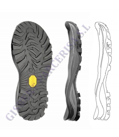 VIBRAM PISO MONT  LITE WOLF 38-46 0502P