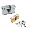CILINDRO LLAVE SEGURIDAD YALE 30X30 NIQUEL