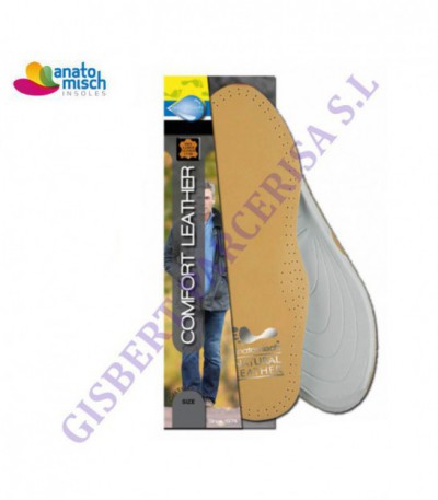 ANATOMISCH-PLAN.COMFORT LEATHER MATE PL.GRIS