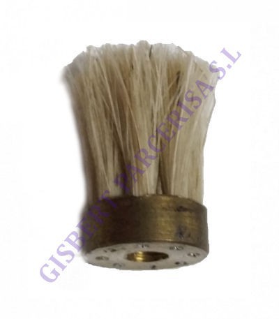BROCHA PISTOLA AZUL VERDE LATON