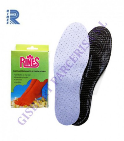 PLANTILLAS CARBON STOP-OLOR RINES TALLA UNICA