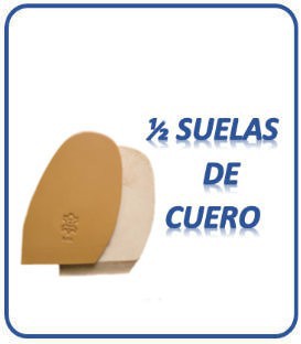1/2 Suelas Cuero
